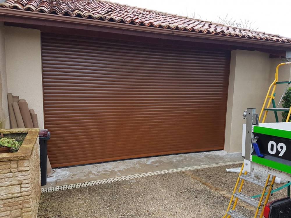 porte-garage-marron