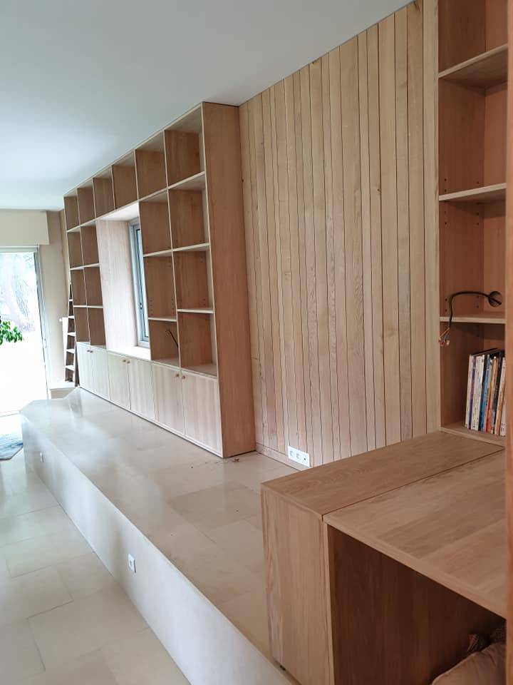 agencement-bois-biblio